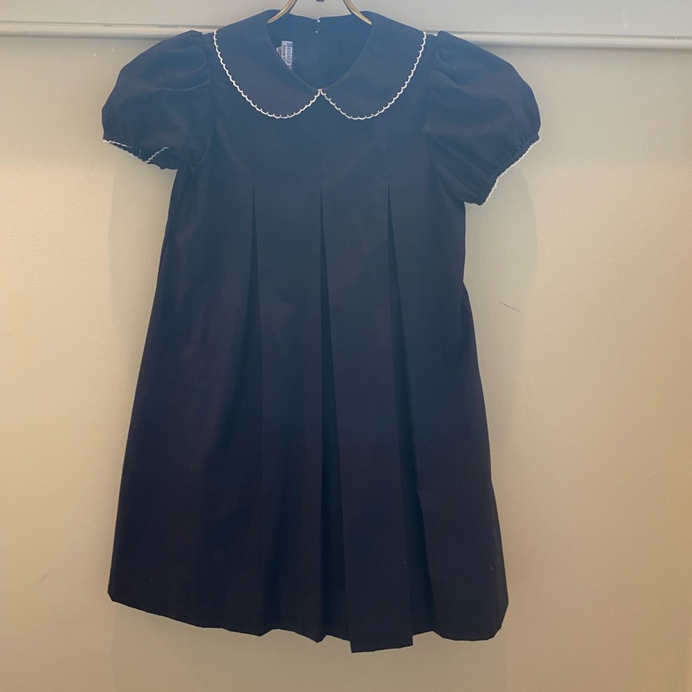 Classic Navy Kids Casual Dress